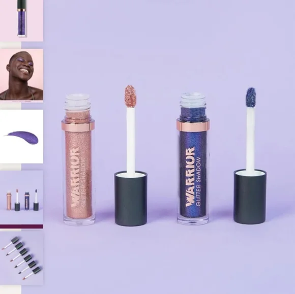 Flower Power Warrior Glitter Eyeshadow Gold Bullett NWT - Picture 3 of 4